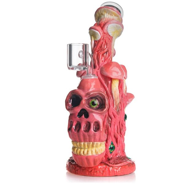 Stiklinė vandens pypkė "Oil honey Skull"