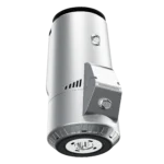 XKAH Emerald įrenginio šoninis vaizdas – ventiliacijos grotelės ir tvirtinimo mechanizmas