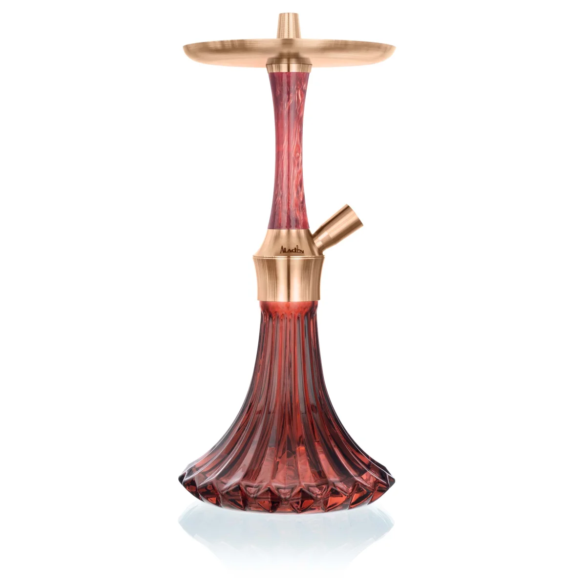 Kaljanas Aladin Epox 360 Pro Red Copper Pattern – epoksidinis stiebas raudonos ir vario spalvos raštu vienas