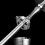 Kaljanas Aladin MVP Rocket Black Clear – raketos formos dizainas metalinė bazė