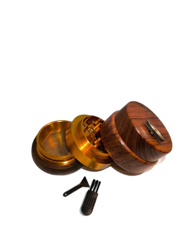 metalininis grinderis stay high gold muzikinis