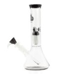 Grace Glass Black Tree Arm Percolator Beaker stiklinis bongas su juodu perkolatoriumi