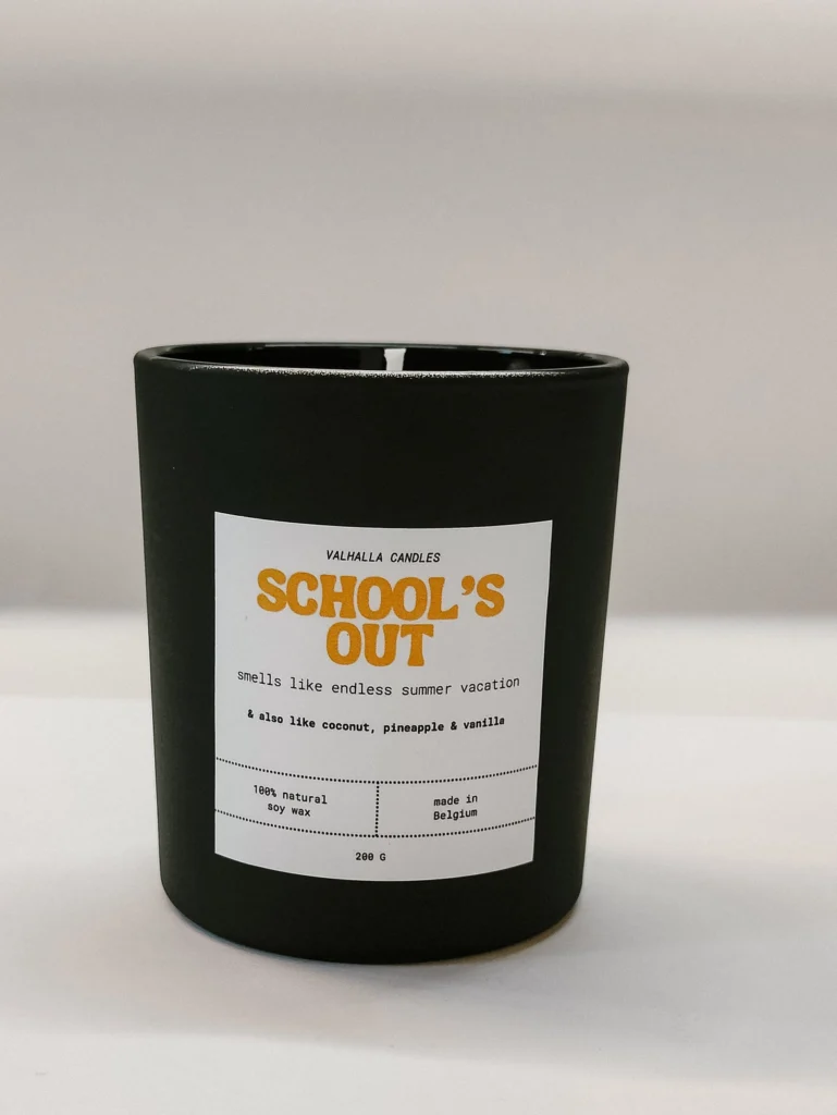 Kvapni sojų vaško žvakė School’s Out vaisinis aromatas