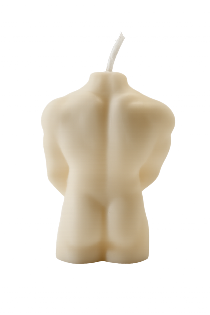 The Man Candle minimalistinė dekoratyvinė žvakė vyrui