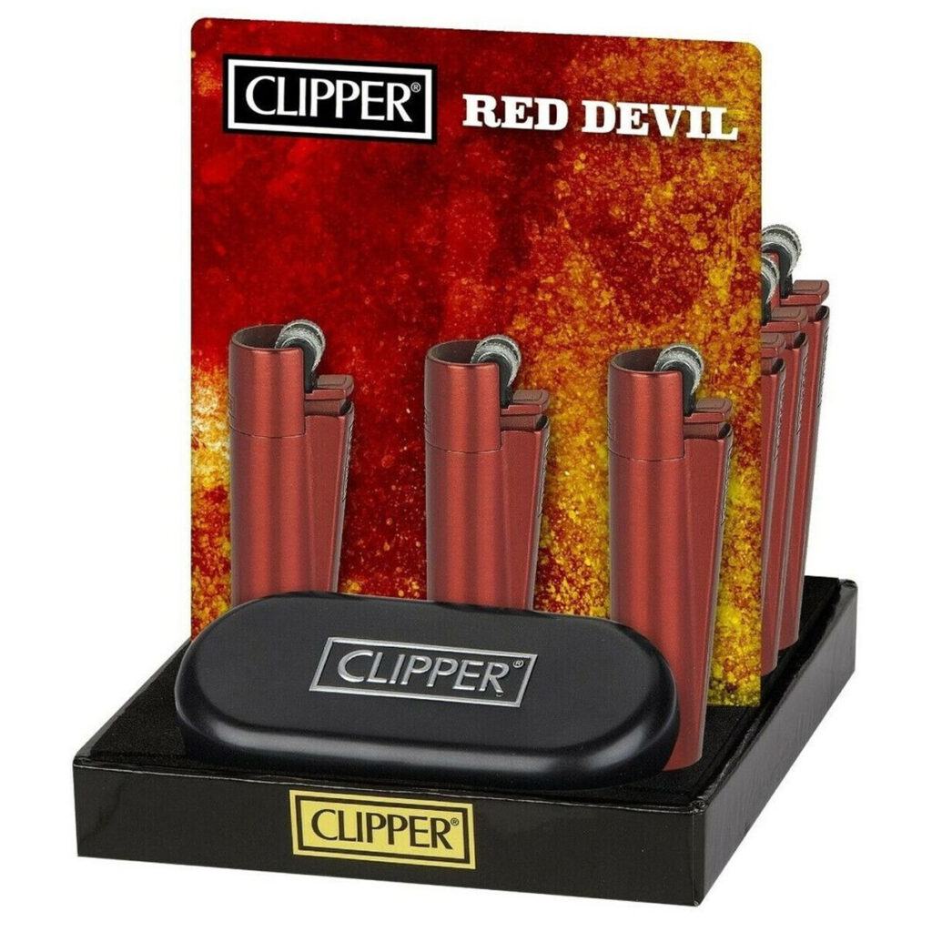 Metalinis žiebtuvėlis Clipper „Red Devil”